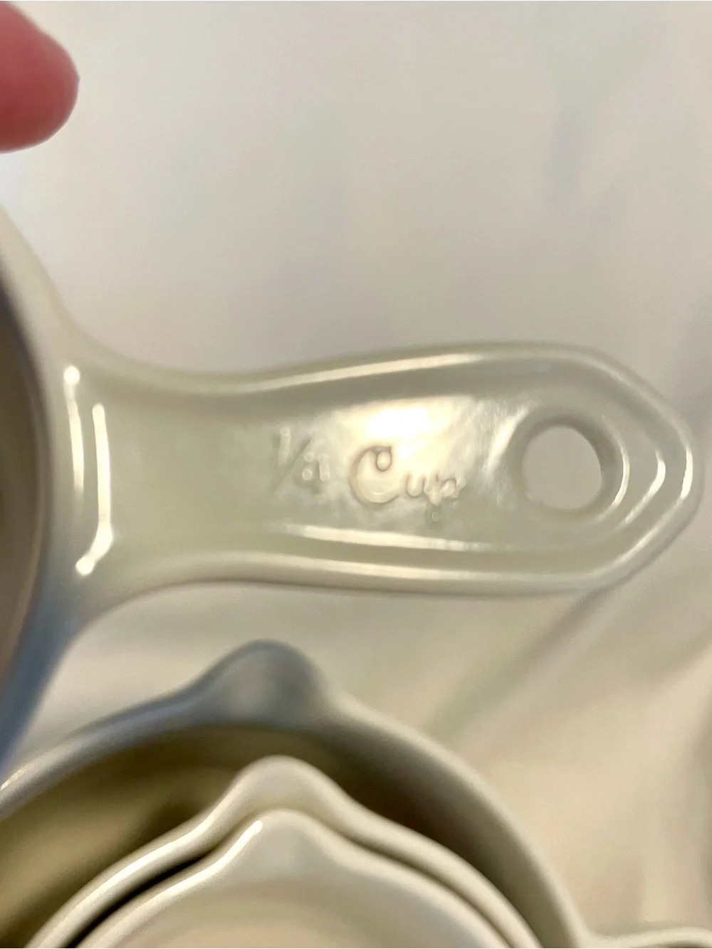 PIONEER WOMAN 7-Piece Melamine Measuring Cups/Stainless Magnetic Spoons - Floral